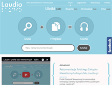Tablet Screenshot of laudio.pl